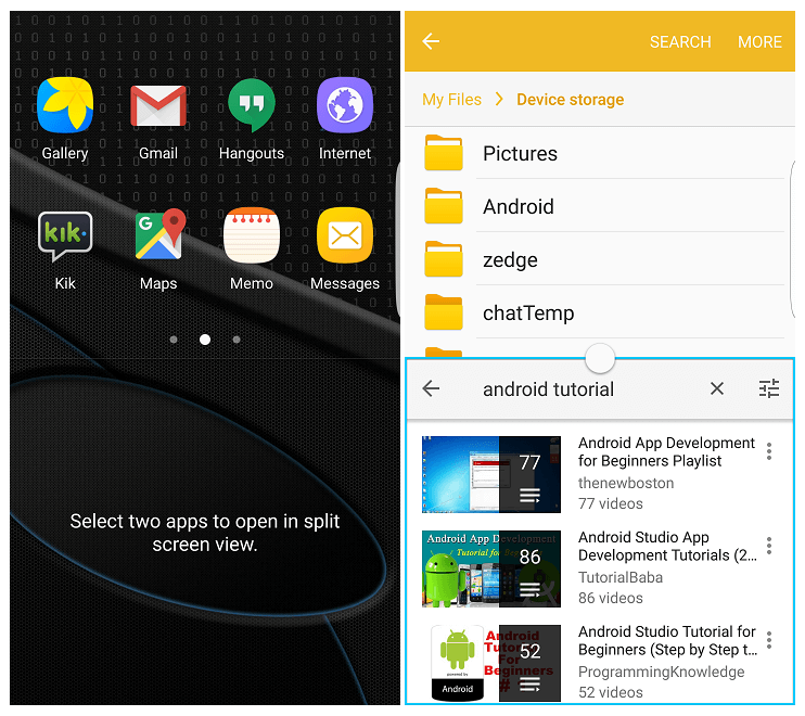 Android Marshmallow Multitasking